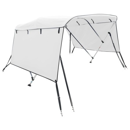 vidaXL 4-Bow Bimini-Top mit Seitenteilen 243x(170-182)x137 cm