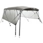 vidaXL 3-Bow Bimini-Top mit Mesh-Seitenteilen 183x(154-167)x137 cm vidaXL 3-Bow Bimini-Top mit Mesh-Seitenteilen 183x(154-167)x137 cm