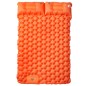 vidaXL Doppel-Isomatte mit Kissen Selbstaufblasend Orange vidaXL Doppel-Isomatte mit Kissen Selbstaufblasend Orange