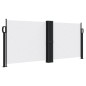 vidaXL Seitenmarkise Ausziehbar Weiß 100x1000 cm vidaXL Seitenmarkise Ausziehbar Weiß 100x1000 cm