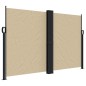 vidaXL Seitenmarkise Ausziehbar Beige 160x600 cm