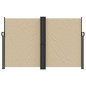 vidaXL Seitenmarkise Ausziehbar Beige 160x600 cm