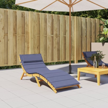 vidaXL Sonnenliegen-Auflage Marineblau 180x60x3 cm Oxford-Gewebe