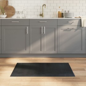 vidaXL Teppich Rechteckig Grau 60x100 cm Bambus