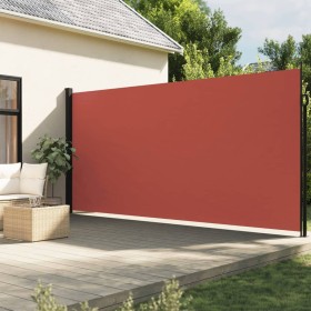 vidaXL Seitenmarkise Ausziehbar Terrakottarot 200x300 cm
