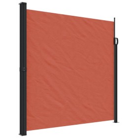 vidaXL Seitenmarkise Ausziehbar Terrakottarot 200x300 cm