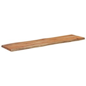 vidaXL Tischplatte 140x40x2,5cm Rechteckig Massivholz Akazie Baumkante
