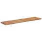 vidaXL Tischplatte 140x40x2,5cm Rechteckig Massivholz Akazie Baumkante vidaXL Tischplatte 140x40x2,5cm Rechteckig Massivholz Akazie Baumkante