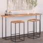 vidaXL Tischplatte 180x40x2,5cm Rechteckig Massivholz Akazie Baumkante vidaXL Tischplatte 180x40x2,5cm Rechteckig Massivholz Akazie Baumkante