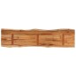 vidaXL Tischplatte 180x40x2,5cm Rechteckig Massivholz Akazie Baumkante vidaXL Tischplatte 180x40x2,5cm Rechteckig Massivholz Akazie Baumkante