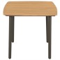 vidaXL 3-tlg. Garten-Essgruppe Poly Rattan Grau vidaXL 3-tlg. Garten-Essgruppe Poly Rattan Grau