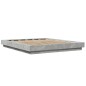 vidaXL Bettgestell mit LED Betongrau 160x200 cm Holzwerkstoff vidaXL Bettgestell mit LED Betongrau 160x200 cm Holzwerkstoff
