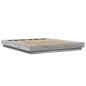 vidaXL Bettgestell Grau Sonoma 160x200 cm Holzwerkstoff vidaXL Bettgestell Grau Sonoma 160x200 cm Holzwerkstoff
