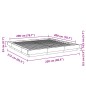 vidaXL Bettgestell Weiß 200x200 cm Holzwerkstoff vidaXL Bettgestell Weiß 200x200 cm Holzwerkstoff