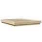vidaXL Bettgestell Sonoma-Eiche 160x200 cm Holzwerkstoff vidaXL Bettgestell Sonoma-Eiche 160x200 cm Holzwerkstoff