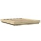 vidaXL Bettgestell Sonoma-Eiche 160x200 cm Holzwerkstoff vidaXL Bettgestell Sonoma-Eiche 160x200 cm Holzwerkstoff