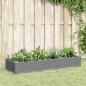 vidaXL Pflanzkasten mit Erdspießen Hellgrau 125x40x28,5 cm PP vidaXL Pflanzkasten mit Erdspießen Hellgrau 125x40x28,5 cm PP
