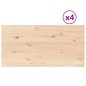 vidaXL Tischplatten 4 Stk. 100x50x1,7 cm Rechteckig Massivholz Kiefer vidaXL Tischplatten 4 Stk. 100x50x1,7 cm Rechteckig Massivholz Kiefer