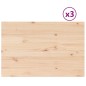 vidaXL Tischplatten 3 Stk. 80x53x1,7 cm Rechteckig Massivholz Kiefer vidaXL Tischplatten 3 Stk. 80x53x1,7 cm Rechteckig Massivholz Kiefer