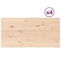 vidaXL Tischplatten 4 Stk. 100x50x2,5 cm Rechteckig Massivholz Kiefer vidaXL Tischplatten 4 Stk. 100x50x2,5 cm Rechteckig Massivholz Kiefer