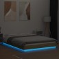 vidaXL Bettgestell mit LED Sonoma-Eiche 140x190 cm Holzwerkstoff vidaXL Bettgestell mit LED Sonoma-Eiche 140x190 cm Holzwerkstoff