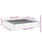 vidaXL Bettgestell Weiß 180x200 cm Holzwerkstoff vidaXL Bettgestell Weiß 180x200 cm Holzwerkstoff