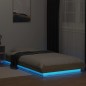 vidaXL Bettgestell mit LED Sonoma-Eiche 90x190 cm Holzwerkstoff vidaXL Bettgestell mit LED Sonoma-Eiche 90x190 cm Holzwerkstoff