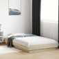 vidaXL Bettgestell mit LED Sonoma-Eiche 90x190 cm Holzwerkstoff vidaXL Bettgestell mit LED Sonoma-Eiche 90x190 cm Holzwerkstoff