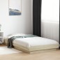 vidaXL Bettgestell mit LED Sonoma-Eiche 75x190 cm Holzwerkstoff vidaXL Bettgestell mit LED Sonoma-Eiche 75x190 cm Holzwerkstoff