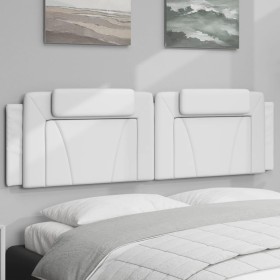 vidaXL Kopfteil-Kissen Weiß 180 cm Kunstleder