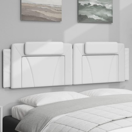 vidaXL Kopfteil-Kissen Weiß 180 cm Kunstleder