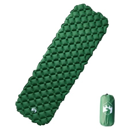 vidaXL Aufblasbare Isomatte Grün 190x58x6 cm