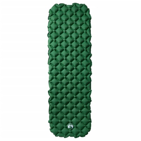 vidaXL Aufblasbare Isomatte Grün 190x58x6 cm