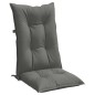 vidaXL Hochlehner-Auflagen 2 Stk. Melange Dunkelgrau 120x50x7cm Stoff vidaXL Hochlehner-Auflagen 2 Stk. Melange Dunkelgrau 120x50x7cm Stoff