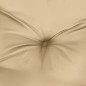 vidaXL Hochlehner-Auflagen 4 Stk. Melange Beige 120x50x7 cm Stoff vidaXL Hochlehner-Auflagen 4 Stk. Melange Beige 120x50x7 cm Stoff