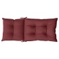 vidaXL Hochlehner-Auflagen 6 Stk. Melange Weinrot 120x50x7 cm Stoff vidaXL Hochlehner-Auflagen 6 Stk. Melange Weinrot 120x50x7 cm Stoff