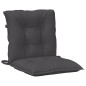 vidaXL Niedriglehner-Auflagen 4 Stk Melange Anthrazit 100x50x7cm Stoff vidaXL Niedriglehner-Auflagen 4 Stk Melange Anthrazit 100x50x7cm Stoff