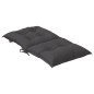 vidaXL Niedriglehner-Auflagen 4 Stk Melange Anthrazit 100x50x7cm Stoff vidaXL Niedriglehner-Auflagen 4 Stk Melange Anthrazit 100x50x7cm Stoff