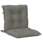 vidaXL Niedriglehner-Auflagen 2 Stk. Dunkelgrau 100x50x7 cm Stoff vidaXL Niedriglehner-Auflagen 2 Stk. Dunkelgrau 100x50x7 cm Stoff