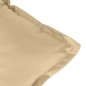 vidaXL Niedriglehner-Auflagen 4 Stk. Melange Beige 100x50x7 cm Stoff vidaXL Niedriglehner-Auflagen 4 Stk. Melange Beige 100x50x7 cm Stoff