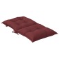 vidaXL Niedriglehner-Auflagen 2 Stk. Melange Weinrot 100x50x7 cm Stoff vidaXL Niedriglehner-Auflagen 2 Stk. Melange Weinrot 100x50x7 cm Stoff