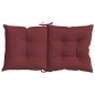 vidaXL Niedriglehner-Auflagen 2 Stk. Melange Weinrot 100x50x7 cm Stoff vidaXL Niedriglehner-Auflagen 2 Stk. Melange Weinrot 100x50x7 cm Stoff