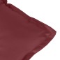 vidaXL Niedriglehner-Auflagen 2 Stk. Melange Weinrot 100x50x7 cm Stoff vidaXL Niedriglehner-Auflagen 2 Stk. Melange Weinrot 100x50x7 cm Stoff