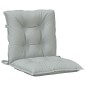vidaXL Niedriglehner-Auflagen 4 Stk. Melange Hellgrau 100x50x7cm Stoff vidaXL Niedriglehner-Auflagen 4 Stk. Melange Hellgrau 100x50x7cm Stoff