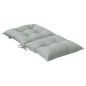 vidaXL Niedriglehner-Auflagen 4 Stk. Melange Hellgrau 100x50x7cm Stoff vidaXL Niedriglehner-Auflagen 4 Stk. Melange Hellgrau 100x50x7cm Stoff