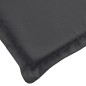 vidaXL Hochlehner-Auflagen 4 Stk. Melange Anthrazit 120x50x4 cm Stoff vidaXL Hochlehner-Auflagen 4 Stk. Melange Anthrazit 120x50x4 cm Stoff