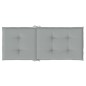 vidaXL Hochlehner-Auflagen 2 Stk. Melange Hellgrau 120x50x4 cm Stoff vidaXL Hochlehner-Auflagen 2 Stk. Melange Hellgrau 120x50x4 cm Stoff