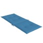 vidaXL Hochlehner-Auflagen 4 Stk. Melange Blau 120x50x4 cm Stoff vidaXL Hochlehner-Auflagen 4 Stk. Melange Blau 120x50x4 cm Stoff