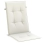 vidaXL Hochlehner-Auflagen 4 Stk. Melange Creme 120x50x4 cm Stoff vidaXL Hochlehner-Auflagen 4 Stk. Melange Creme 120x50x4 cm Stoff