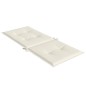 vidaXL Hochlehner-Auflagen 4 Stk. Melange Creme 120x50x4 cm Stoff vidaXL Hochlehner-Auflagen 4 Stk. Melange Creme 120x50x4 cm Stoff